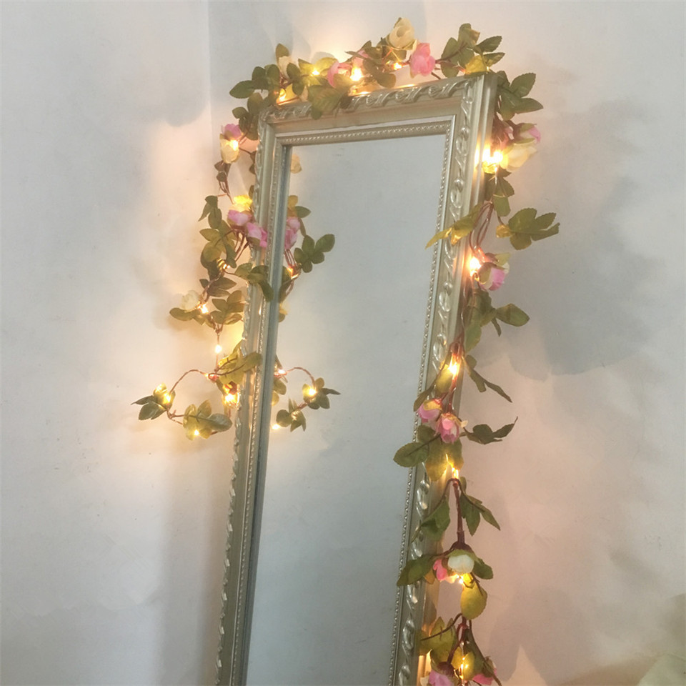 Wedding Arch Flower - 다찬 핸드메이드 2.2M 25 LED 핑크