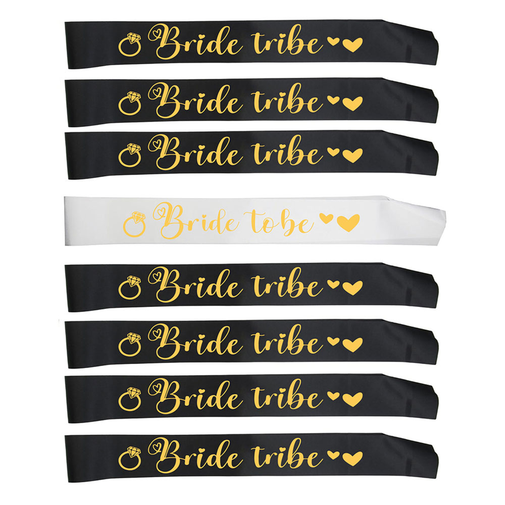 Bride Tribe Sash - 8 개/대 신부 새시 팀 신부
