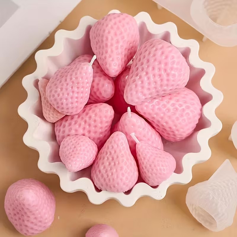 DIY 아로마테라피 비누 레진 공예용 딸기 실리콘 캔들 - Unity Candle Set 리뷰 및 가격