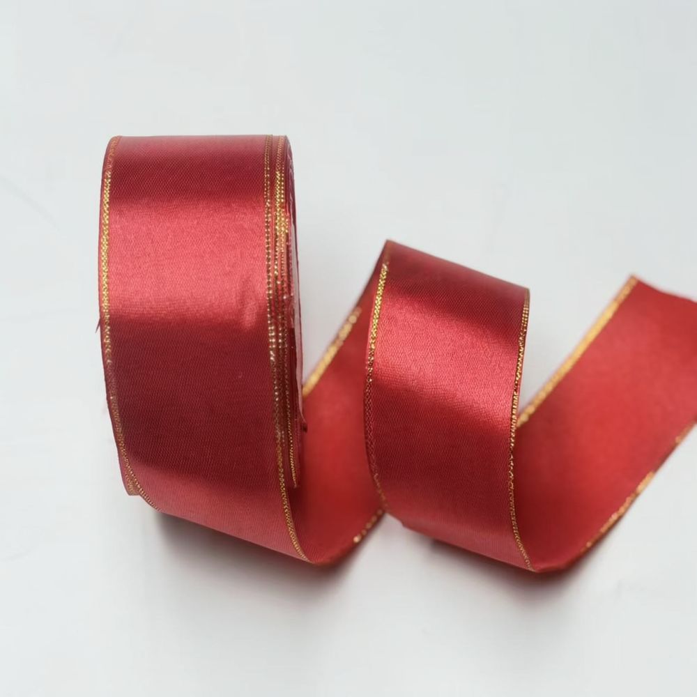 고급 금색 테두리 리본, 4cm, 전문적인 꽃 포장,  - Wedding Package Gold 리뷰 및 가격