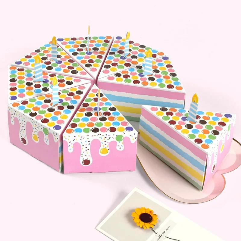 8Pcs 크리 에이 티브 촛불 도트 케이크 모양 종이  - Unity Candle Set 리뷰 및 가격