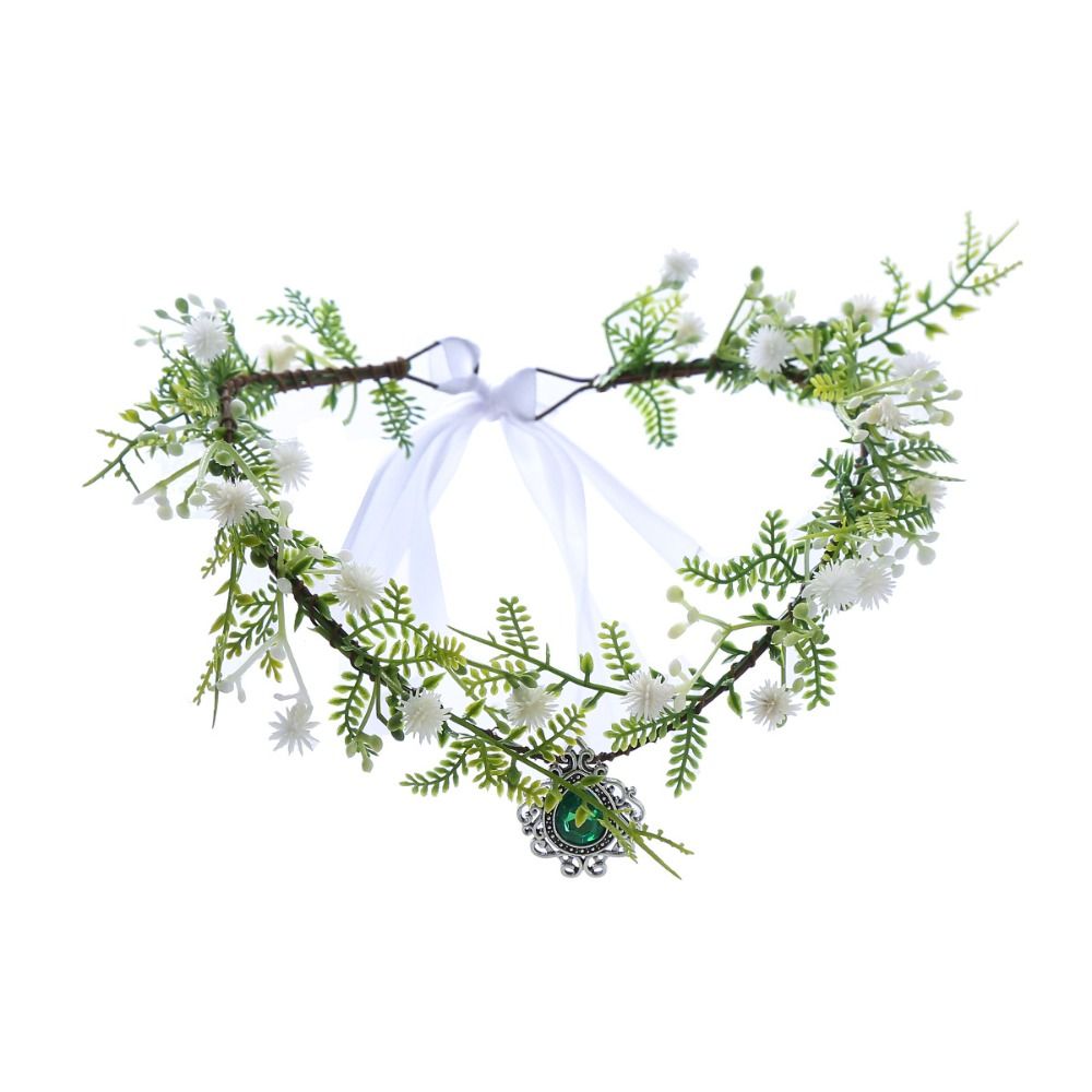 빈티지 꽃 요정 꽃잎 왕관 잎 화환 엘프 헤드피스 보헤 - Wedding Arch Flower 리뷰 및 가격