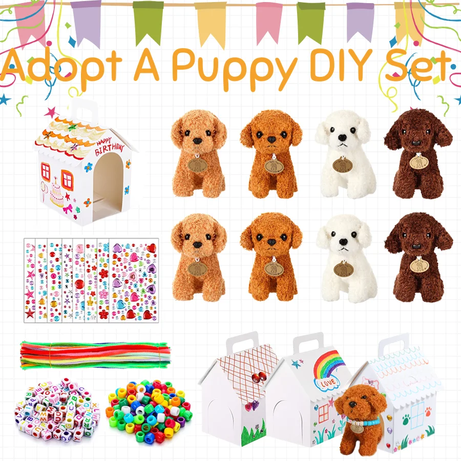 DIY 강아지 인형 만들기 키트, 8~24세트 구성,  - Wedding Supply Kit 리뷰 및 가격