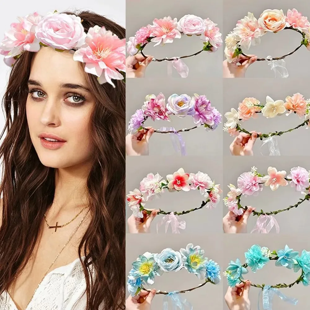 매혹적인 인공 꽃 요정 꽃 화관 신부 웨딩 헤드피스 리 - Wedding Arch Flower 리뷰 및 가격
